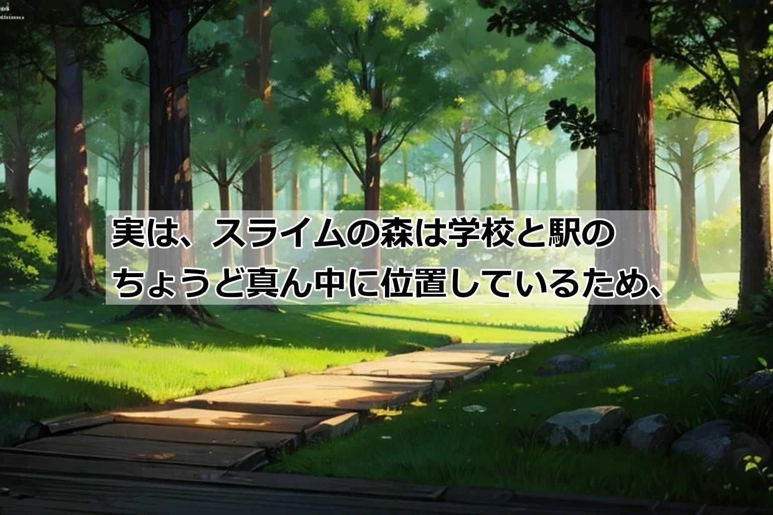 スライムの森〜ぬちょぬちょ少女を救出せよ！〜 サンプル1ページ目