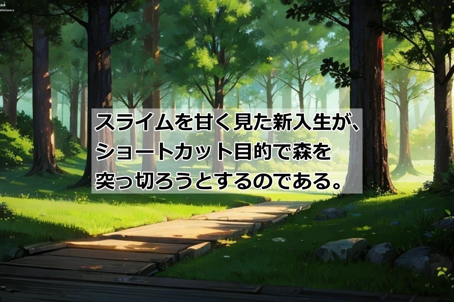 スライムの森〜ぬちょぬちょ少女を救出せよ！〜 サンプル2ページ目