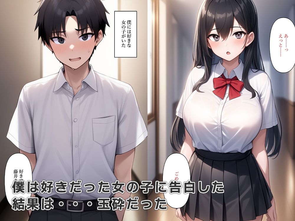 童貞ならTS化した俺の体で練習する？ サンプル2ページ目