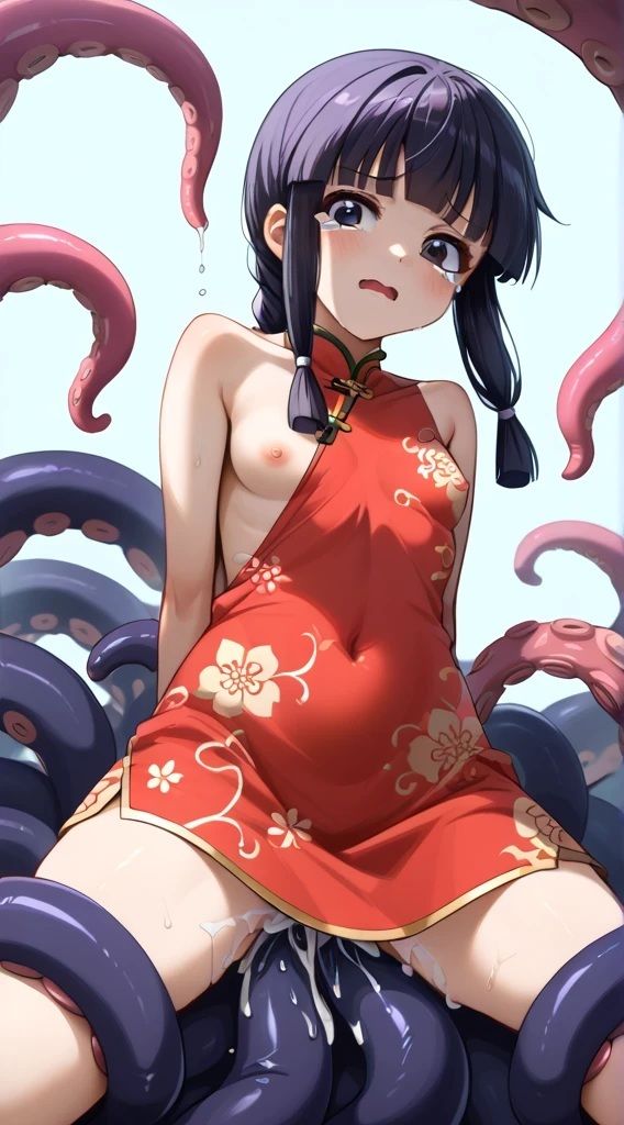 【艦〇れ】触手に襲われる北上 コスプレ版 サンプル4ページ目