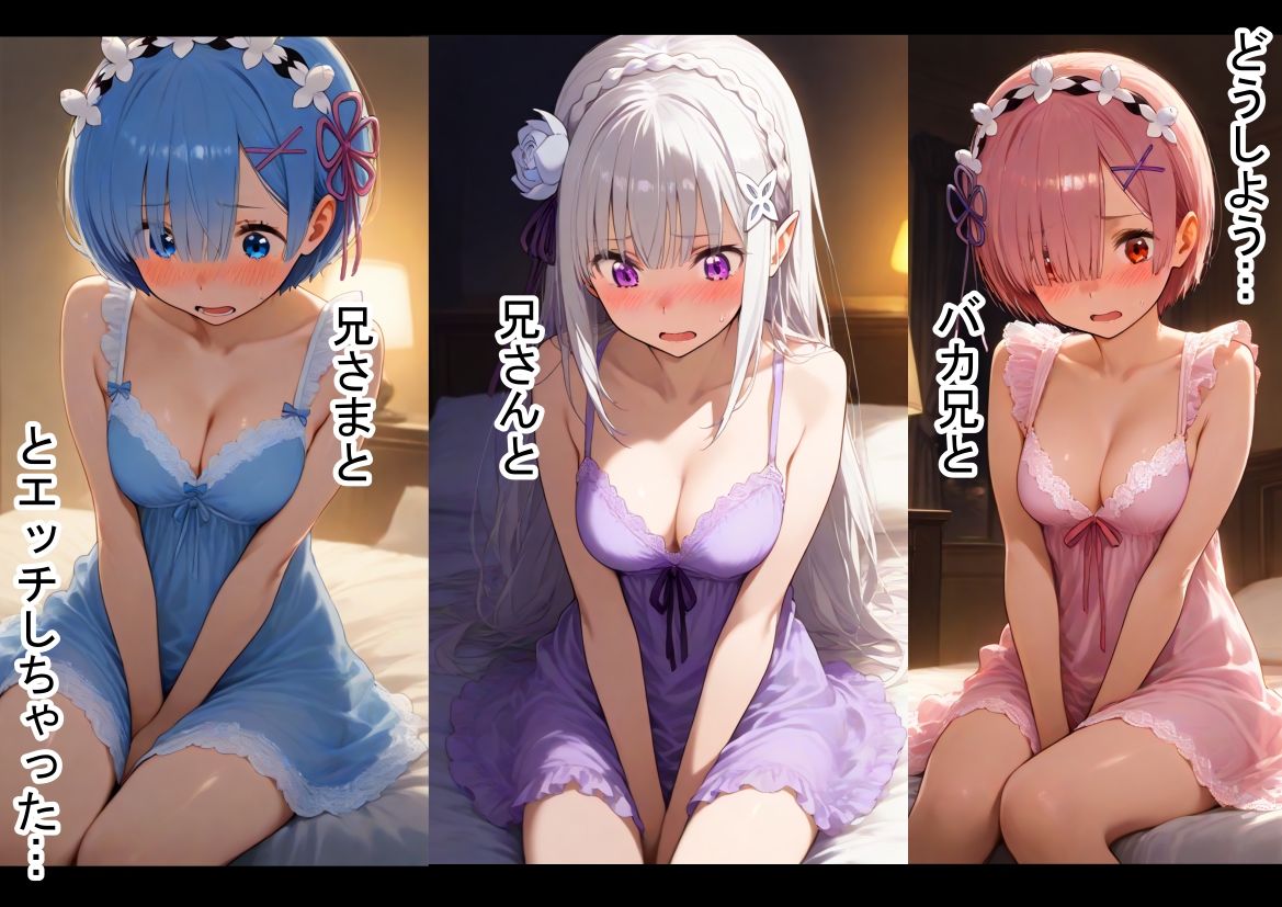 俺は大好きなリゼロのお兄ちゃんになる《セリフ有りCG版》〜《お兄ちゃんに転生》〜 サンプル7ページ目
