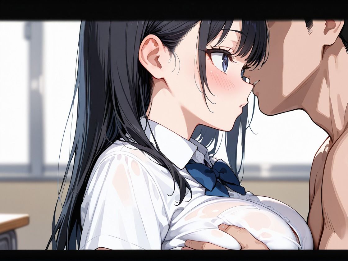 無垢そうに見えて実はビッチな美女女子校生と性欲全開種付けピストン サンプル2ページ目