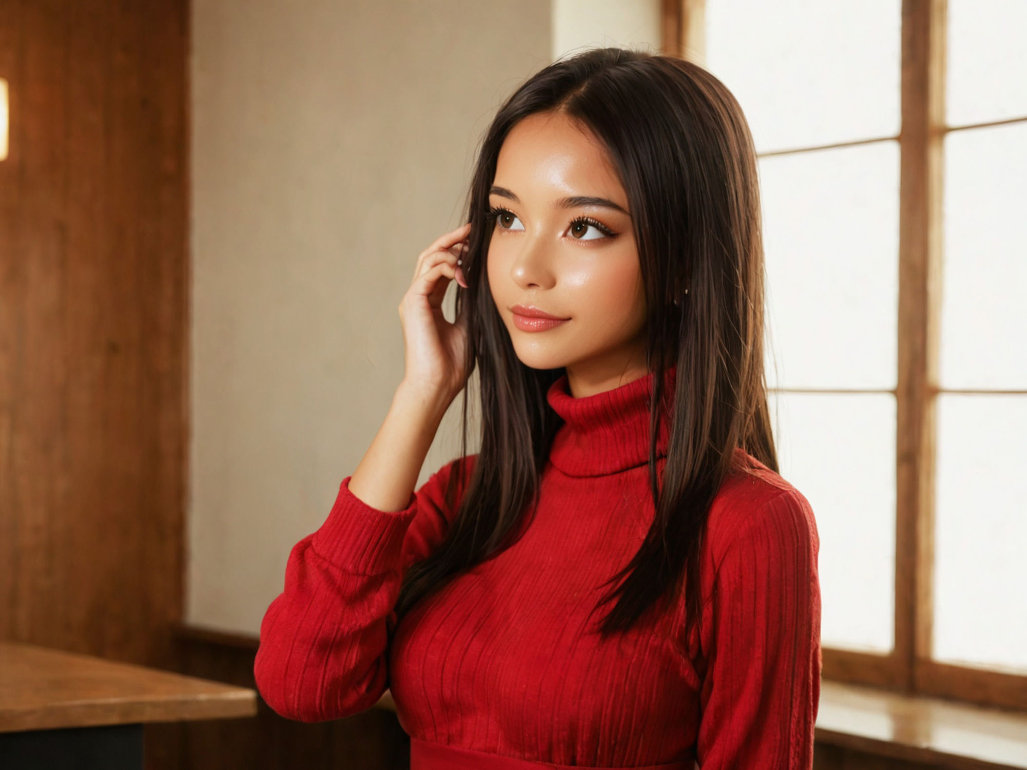 アダルト写真集 電脳彼女シリーズ Vol.03 湿艶 静けさの中で溶けあう体温とまなざし -綾瀬那美- サンプル9ページ目