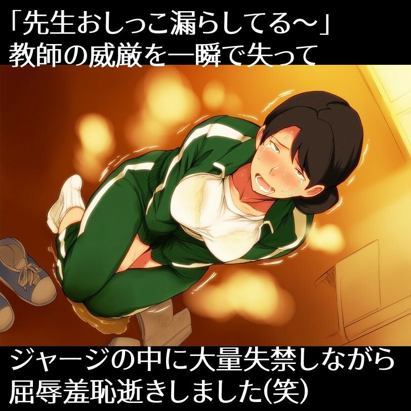 おもらしデカパイ先生-衆人環視無様失禁。 サンプル2ページ目