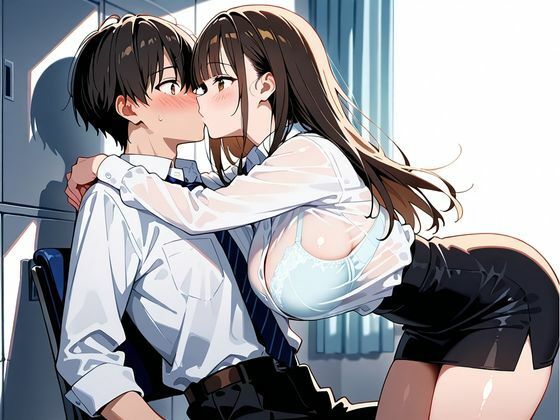 会社の先輩と秘密の関係になる話 サンプル4ページ目