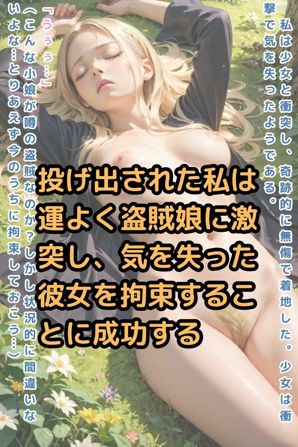 魅惑の盗賊少女〜誘惑の微笑み〜【テキスト付き本編33P】 サンプル5ページ目
