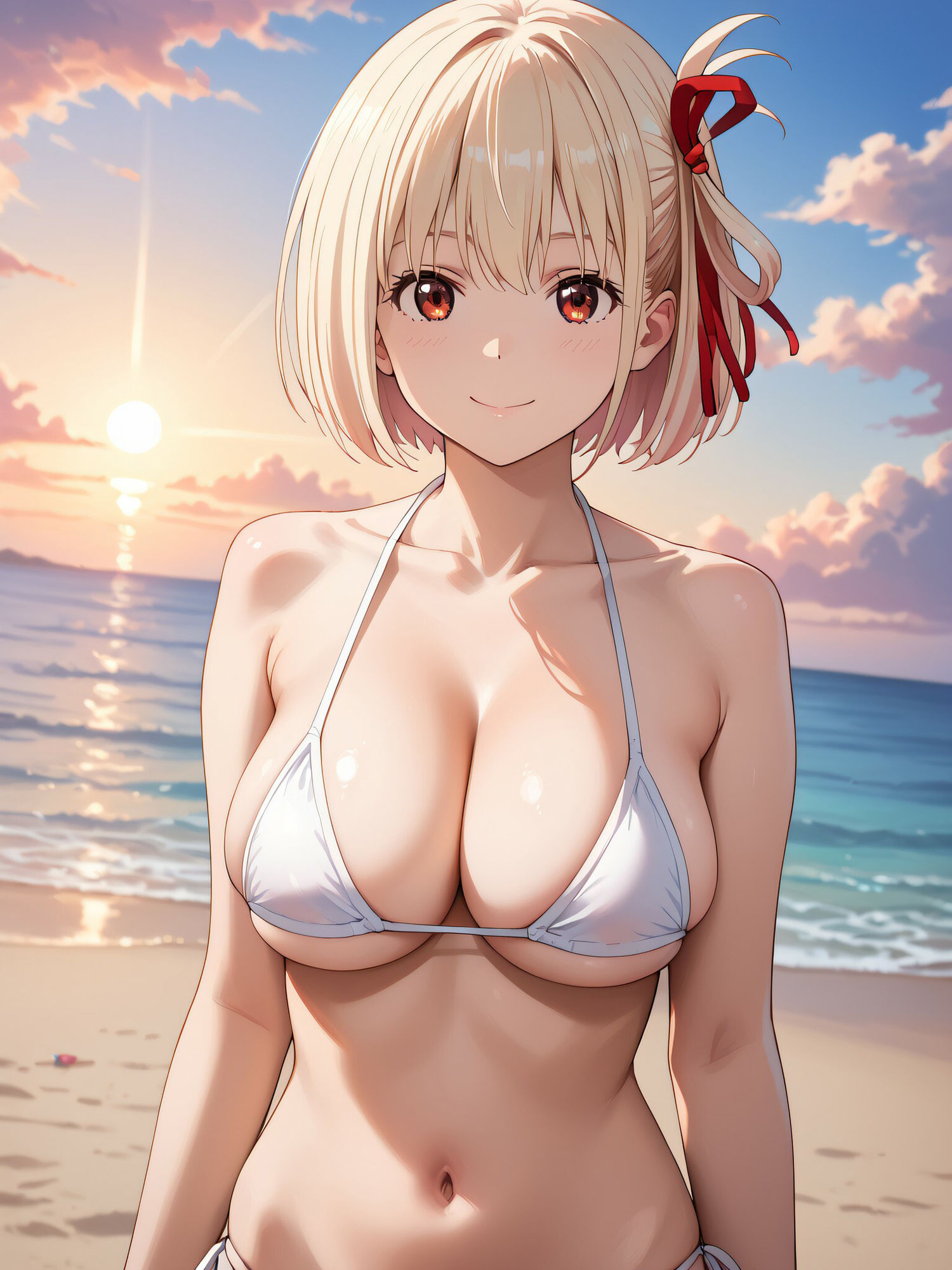 錦◯千束のえちえちビーチ サンプル1ページ目