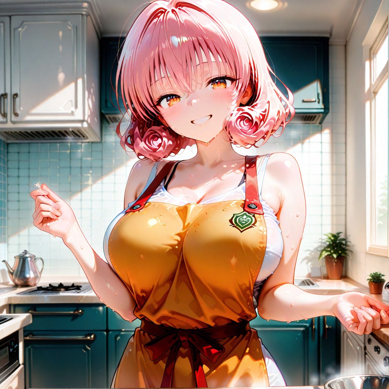 【Part1】裸エプロン新妻JKの誘惑 サンプル1ページ目