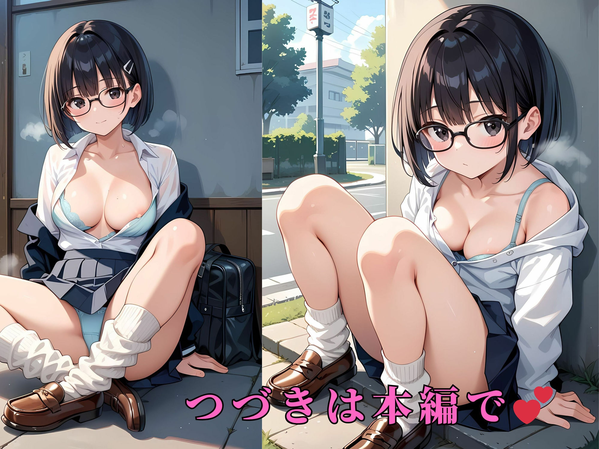 地味メガネっ子の淫欲-見た目からは想像できない絶頂ご奉仕 サンプル10ページ目