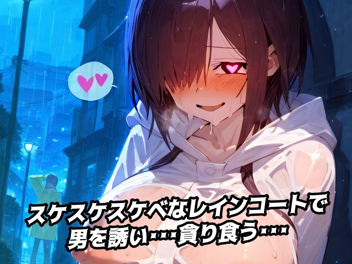 【禁断区域】ドスケベレインコート・・・セックスフリー痴女だらけの街で・・・【CG集500枚】 サンプル2ページ目