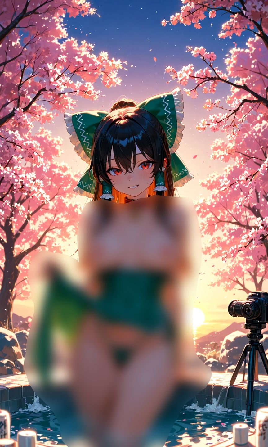 霊夢ちゃんのえっちな写真集vol.28〜春の晴れた夕方の風呂編〜 サンプル10ページ目