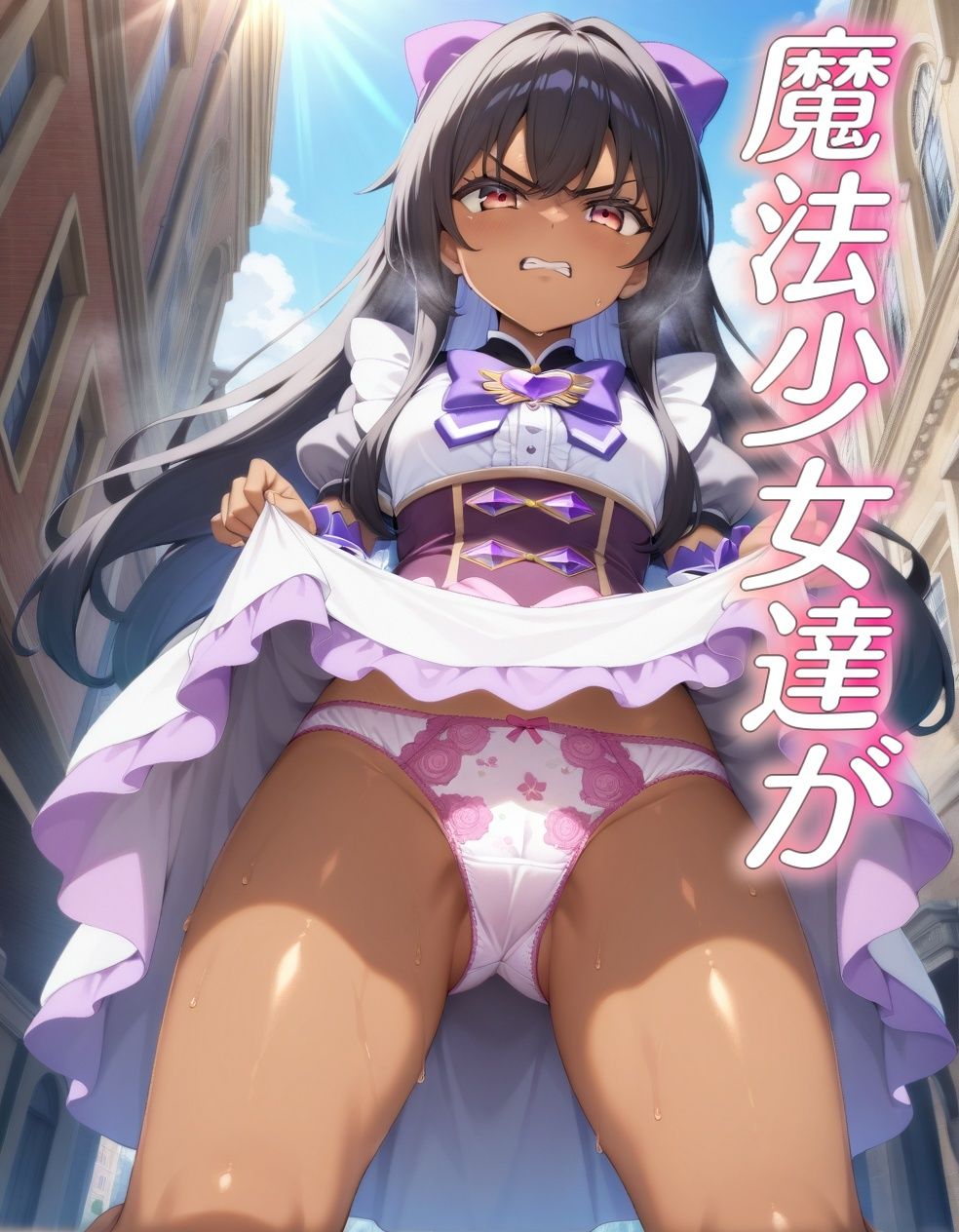 嫌な顔でパンツ見せてくる魔法少女 サンプル1ページ目