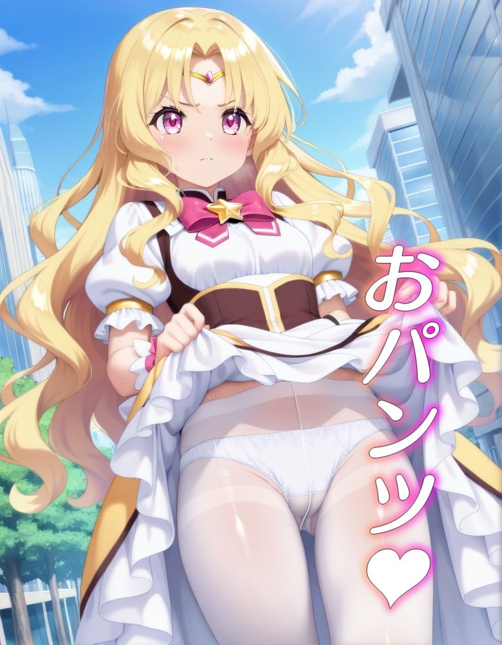 嫌な顔でパンツ見せてくる魔法少女 サンプル3ページ目