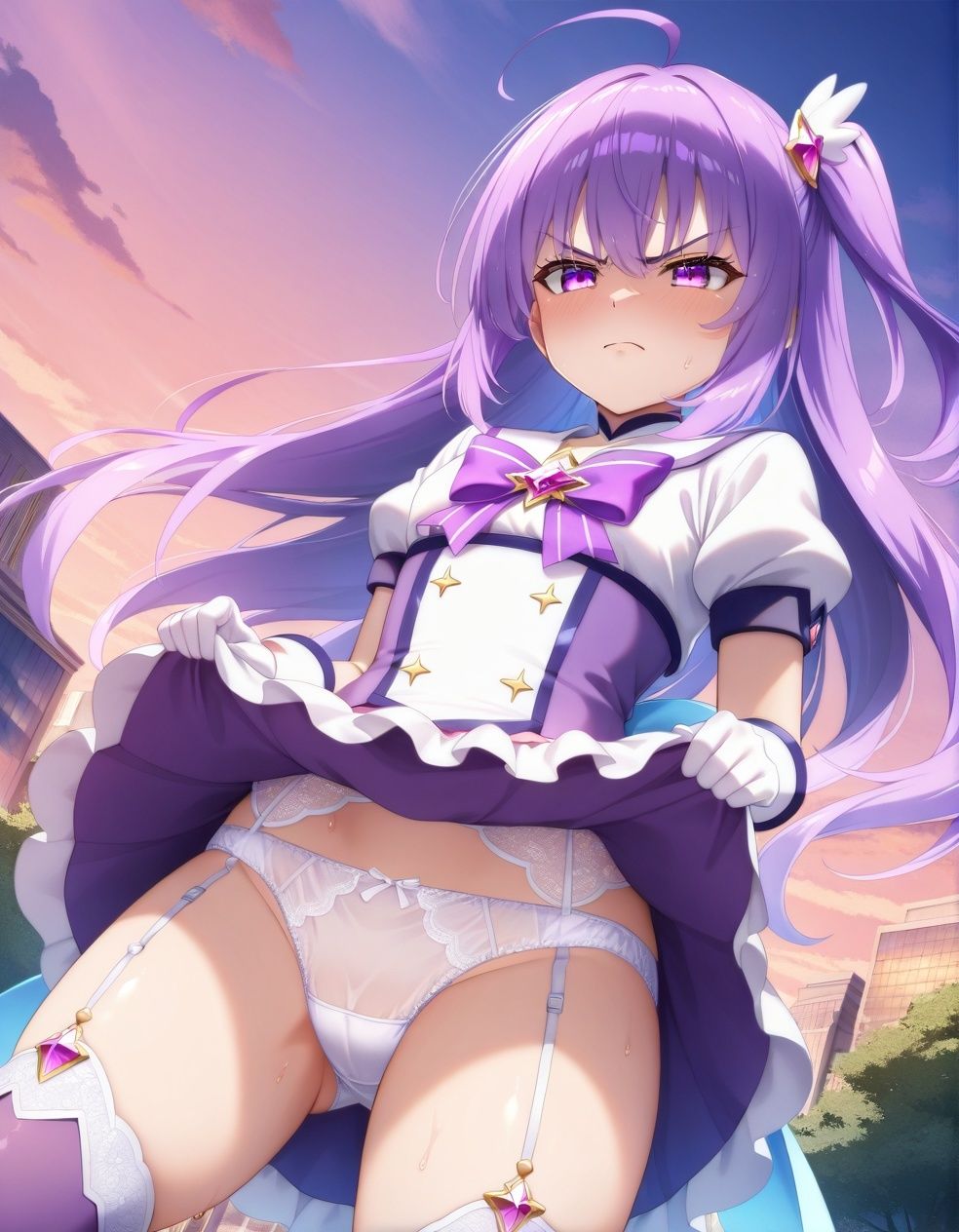 嫌な顔でパンツ見せてくる魔法少女 サンプル8ページ目