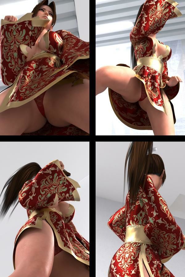 【TD100】元祖セクシー女性格闘家『不知火舞（しらぬいまい）』の写真集SexyNinja-54 サンプル2ページ目