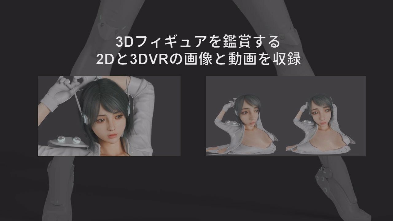 2D＋3DVR VIRTUAL FIGURE MODEL:X-018 FILE.01 サンプル2ページ目