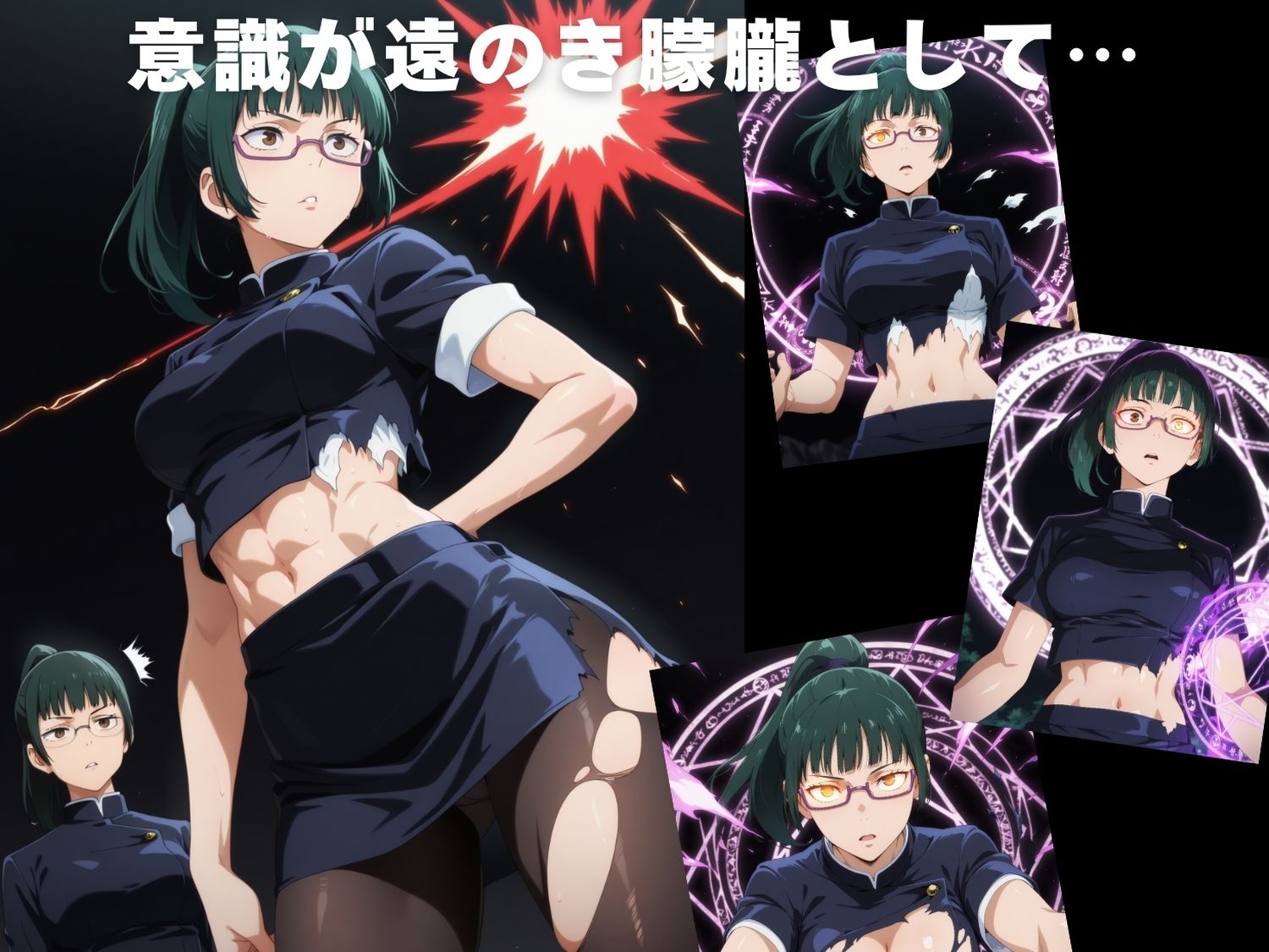 【完全敗北】禪院 ●希 サンプル3ページ目