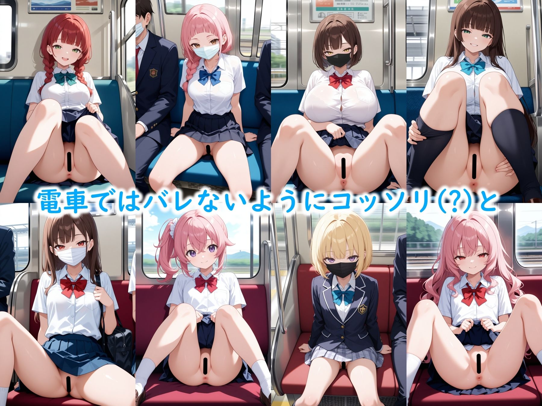 すじっ娘たちの誘惑〈陰毛なしVer.〉 サンプル3ページ目