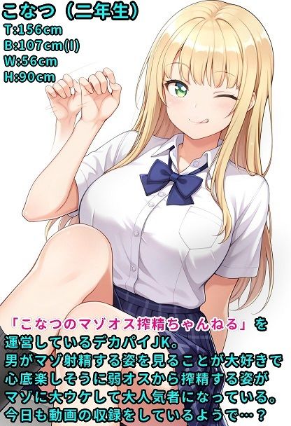 こなつのマゾオス搾精ちゃんねる サンプル1ページ目