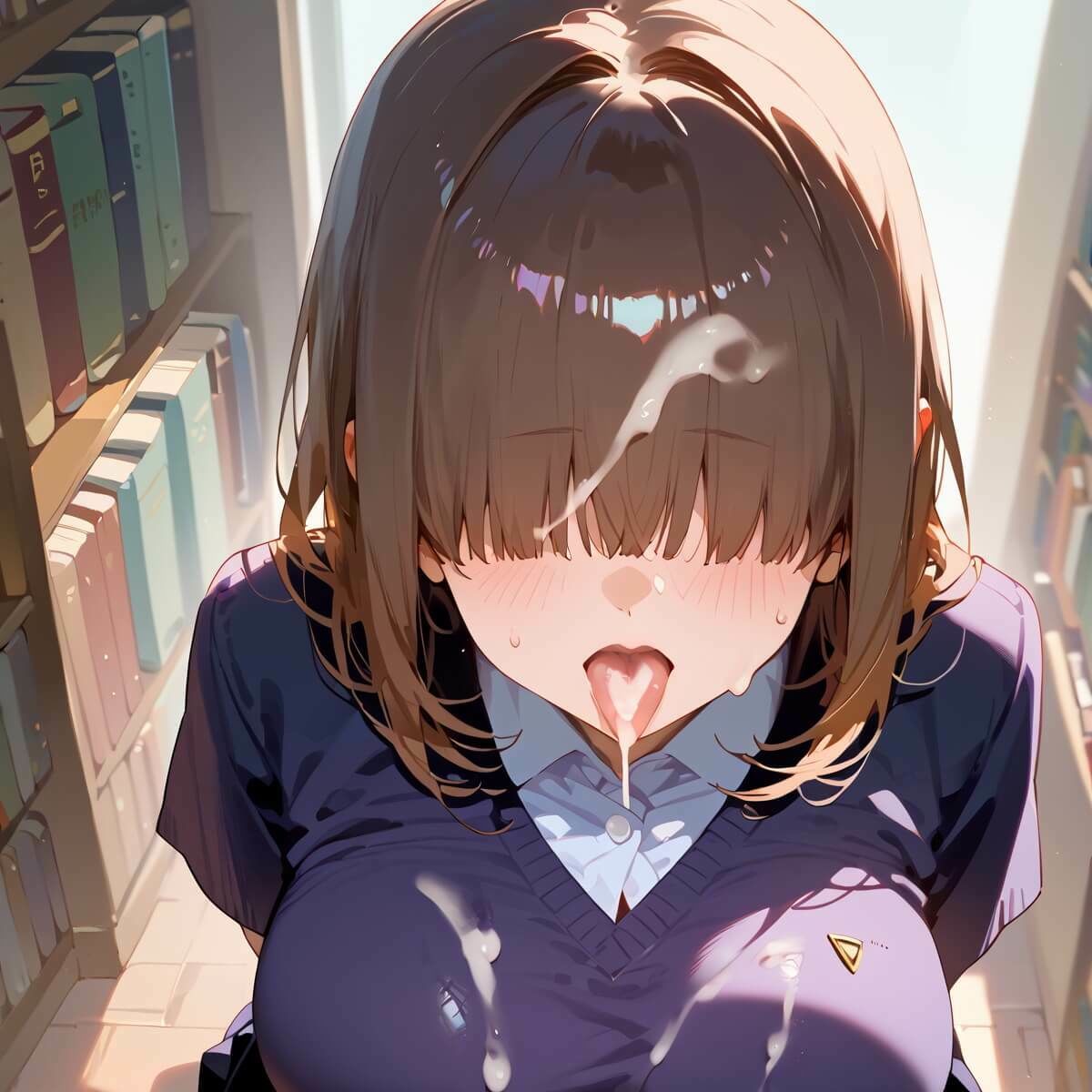 Hな地味図書委員8！190枚 サンプル2ページ目