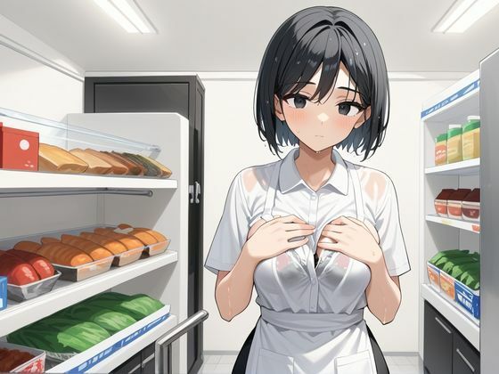 パート中暇になったのでHしてしまう サンプル1ページ目