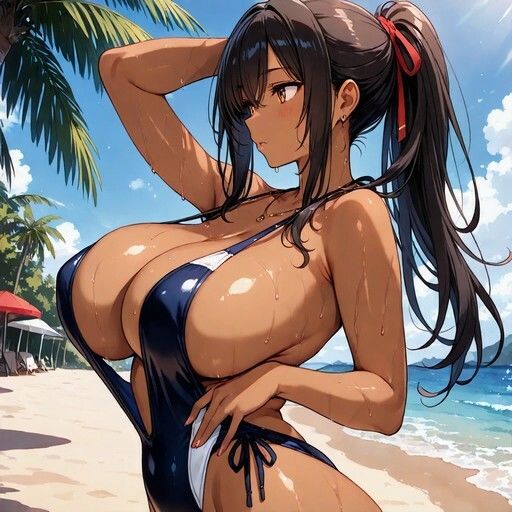 巨乳×水着シリーズ vol.6 サンプル1ページ目
