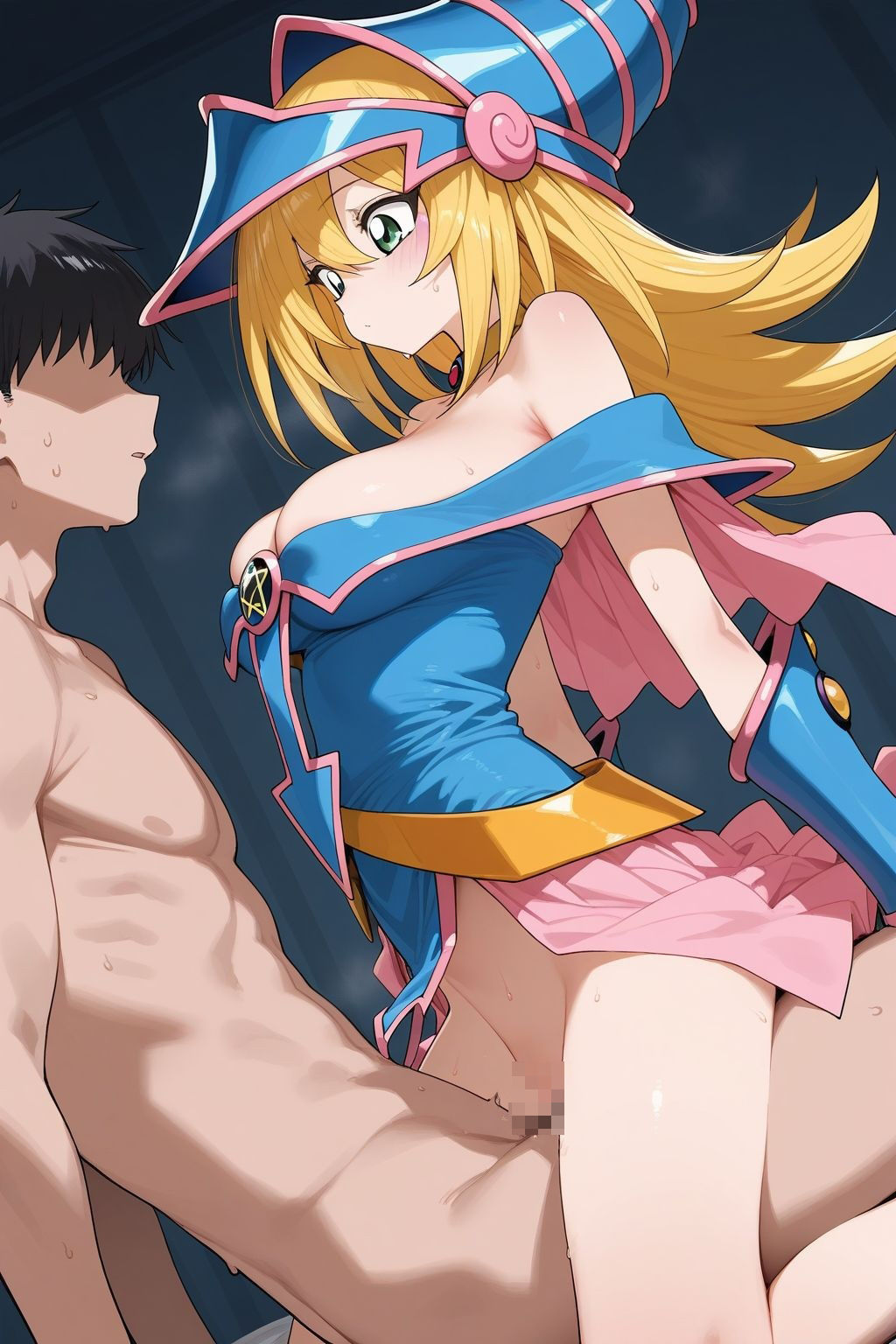 ブラックマジシャンガールと種付けセックス サンプル8ページ目