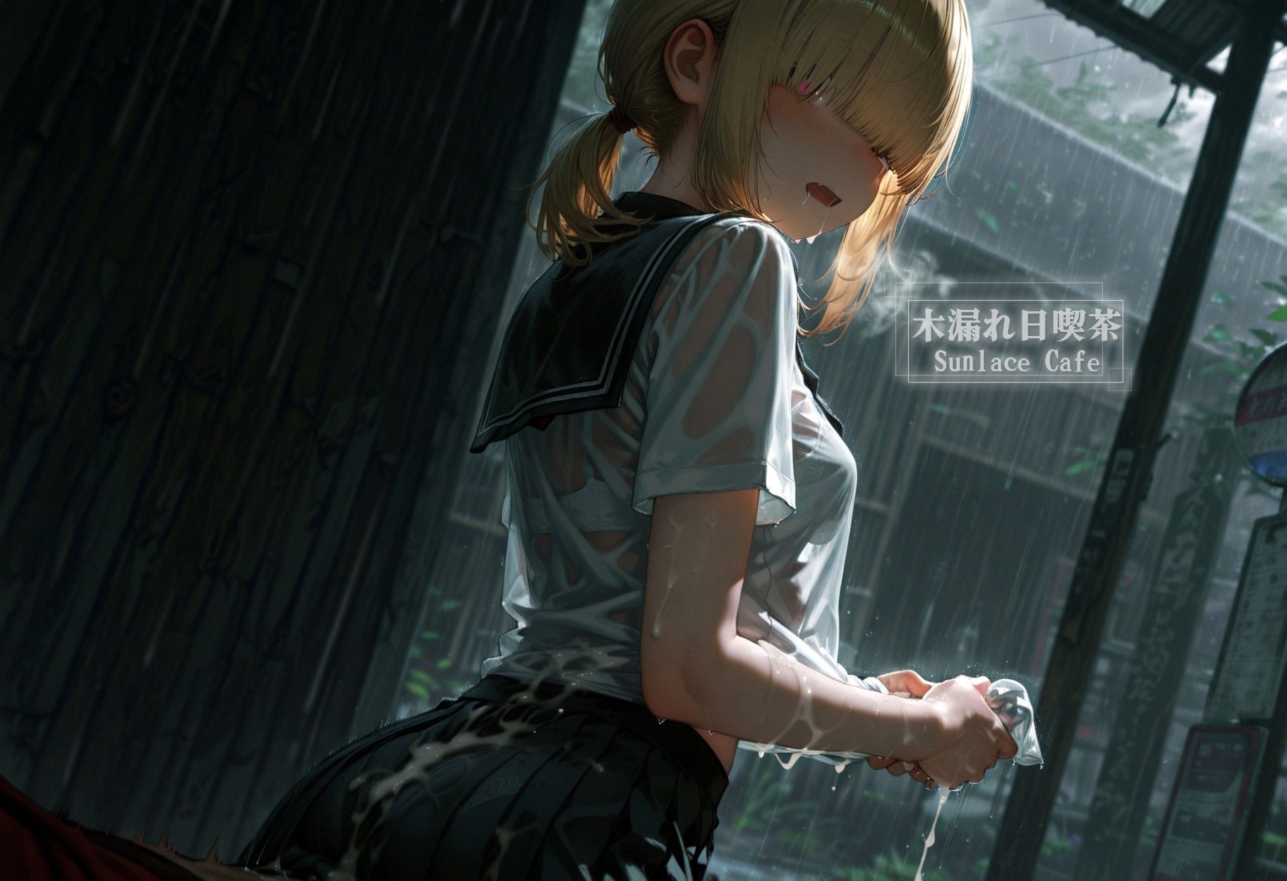 ひと夏、田舎のバス停と通り雨 -No One， No Time- vol.1 サンプル1ページ目