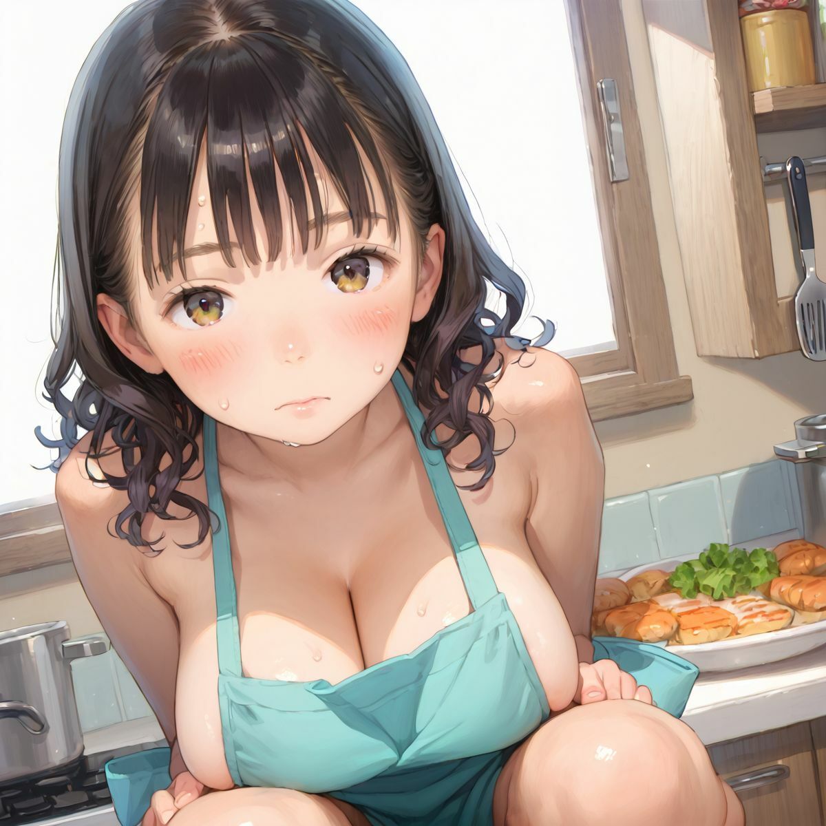 束縛///裸エプロンJKの誘惑っ！06 サンプル1ページ目