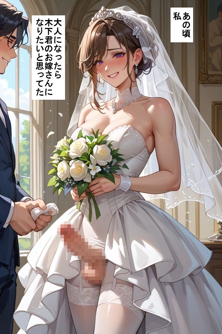僕のお尻の穴が性器に変わるまで2 紗季の場合（ストーリー付）  親友の花嫁になるのが夢だった男の娘のリアルな陥穽 サンプル7ページ目