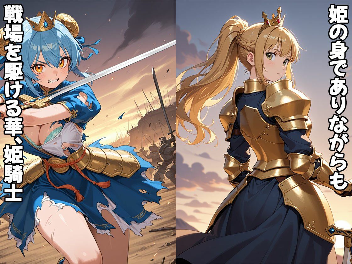 敗北姫騎士（CG100枚） サンプル1ページ目