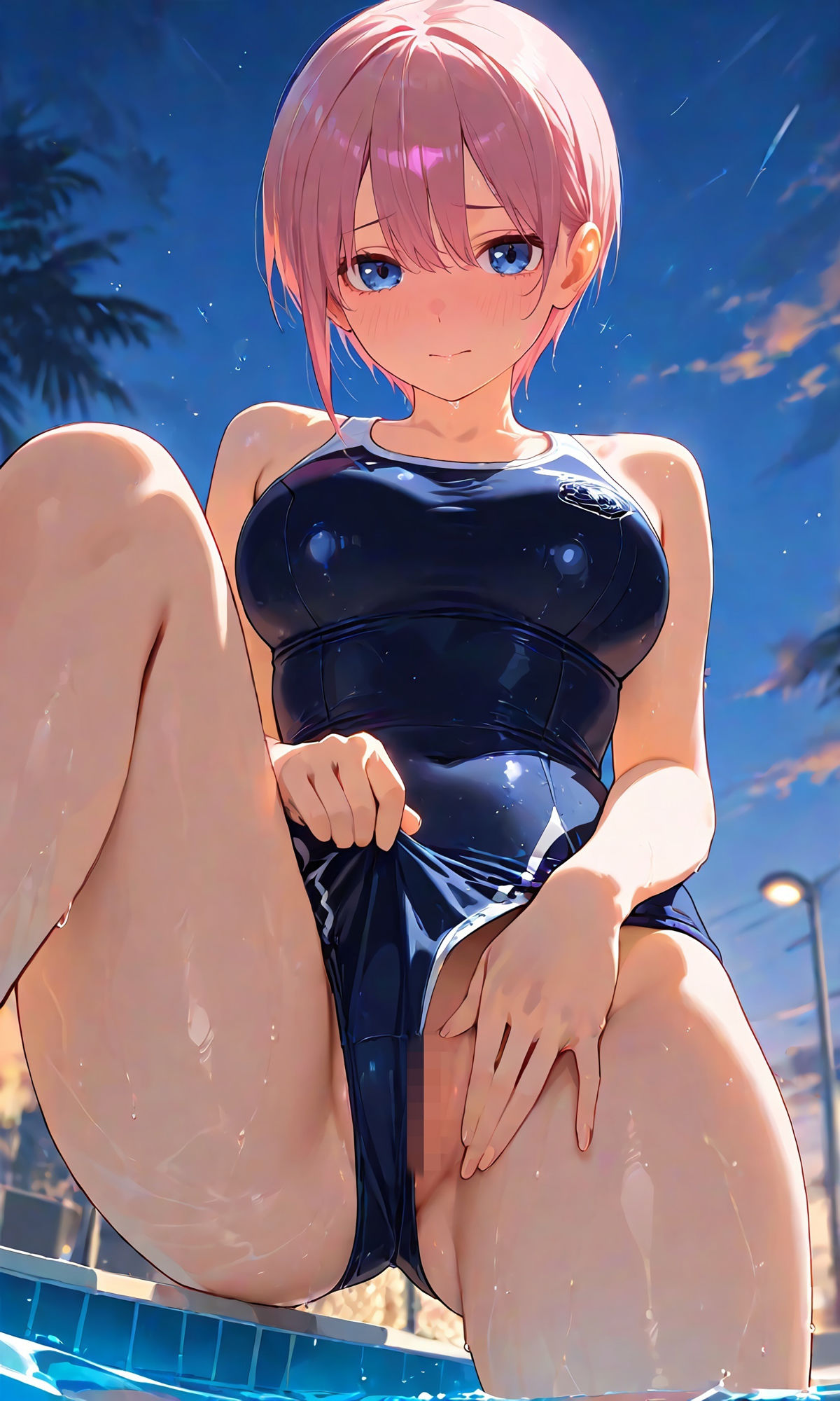 一花とスク水えっち/CG238枚 サンプル2ページ目