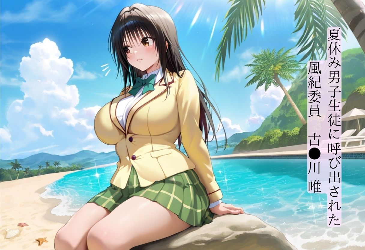 風紀委員  夏休みのお仕事  -古〇川 唯- サンプル2ページ目