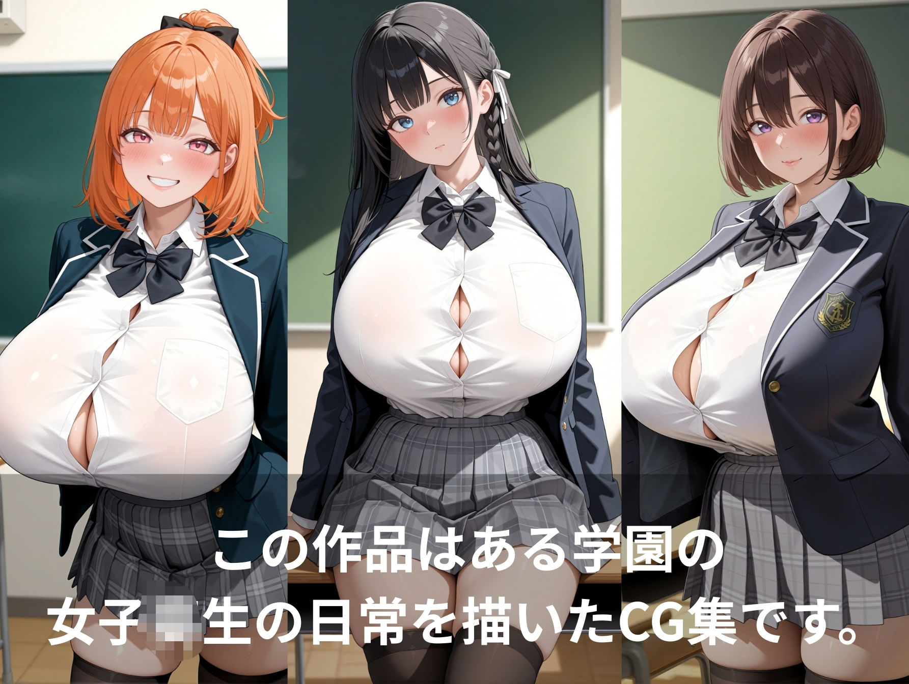 爆乳スポーツ女子のちょっとえっちな学園性活2 サンプル1ページ目