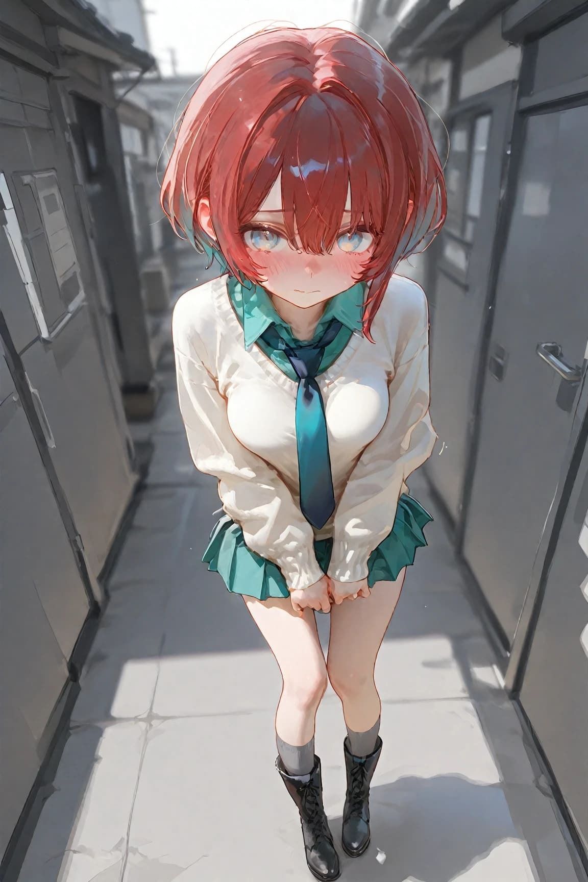 マチュ「ユズリハは、制服の下で乱れる。」 サンプル1ページ目
