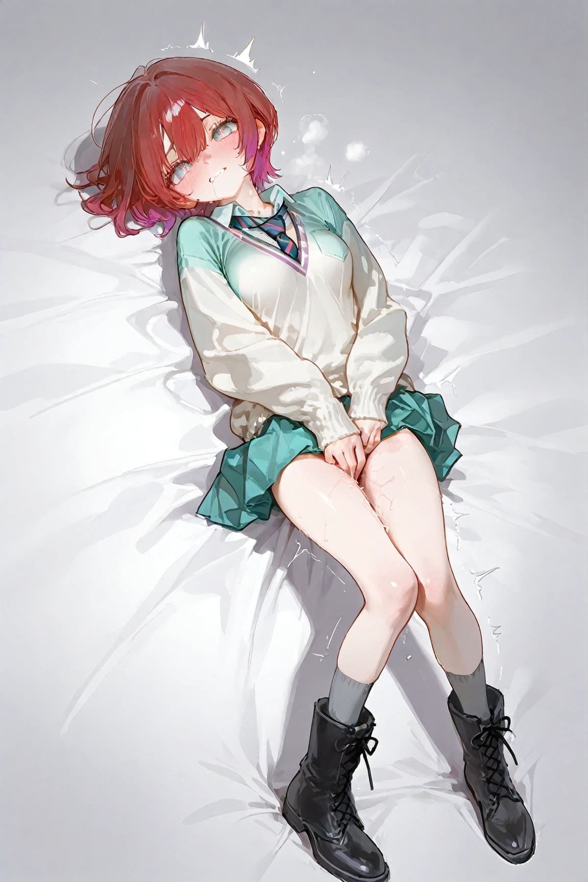 マチュ「ユズリハは、制服の下で乱れる。」 サンプル2ページ目