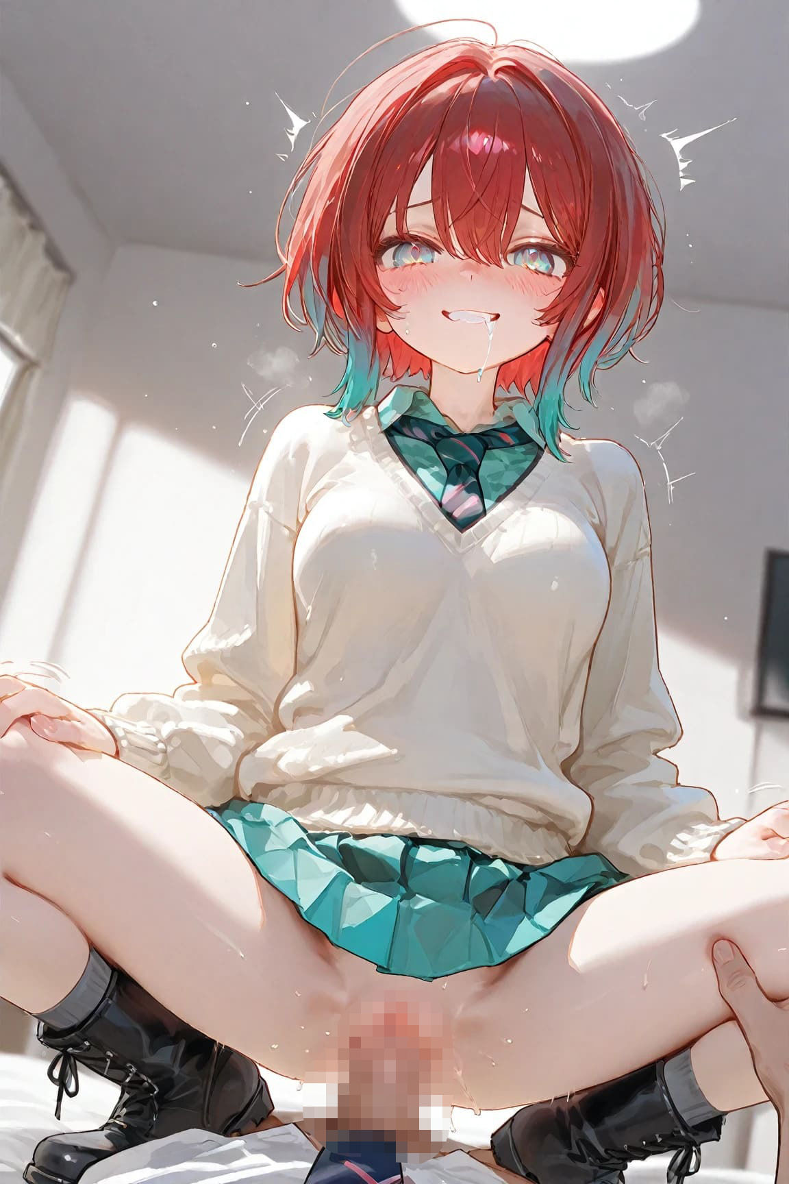 マチュ「ユズリハは、制服の下で乱れる。」 サンプル4ページ目