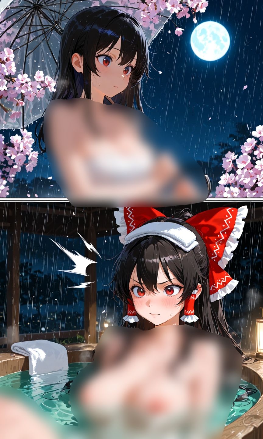 霊夢ちゃんのえっちな写真集vol.33〜春の雨の夜の風呂編〜 サンプル6ページ目