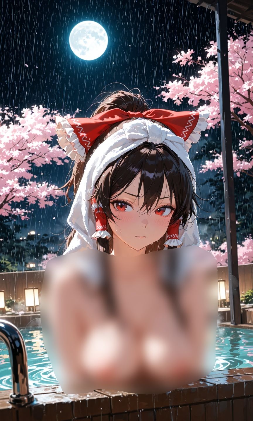 霊夢ちゃんのえっちな写真集vol.33〜春の雨の夜の風呂編〜 サンプル9ページ目
