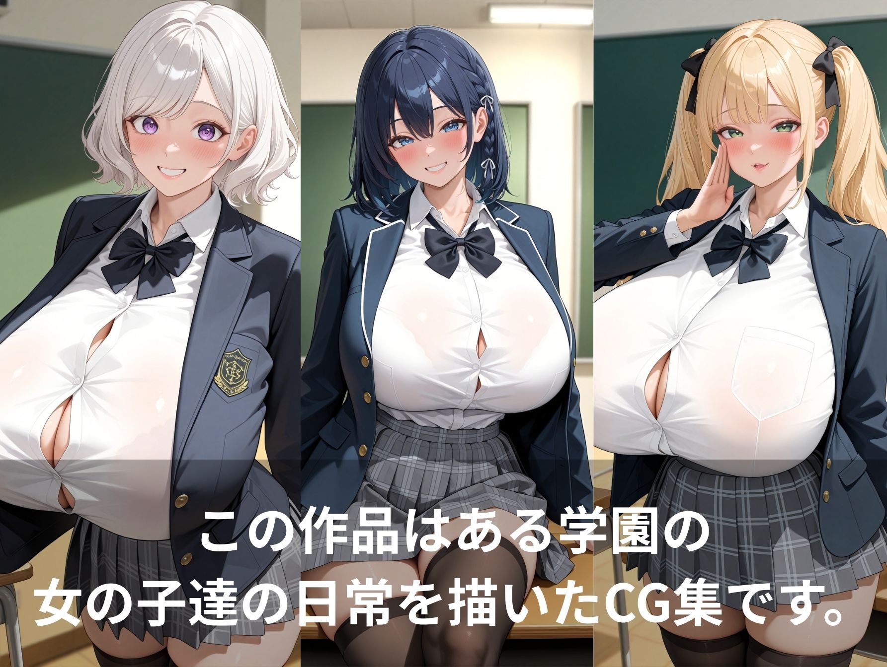 爆乳少女達の職業体験 サンプル1ページ目