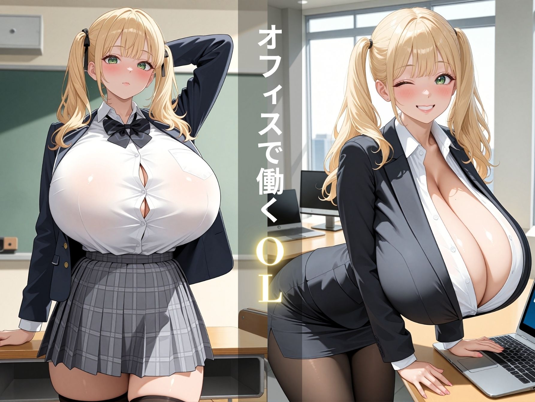 爆乳少女達の職業体験 サンプル5ページ目