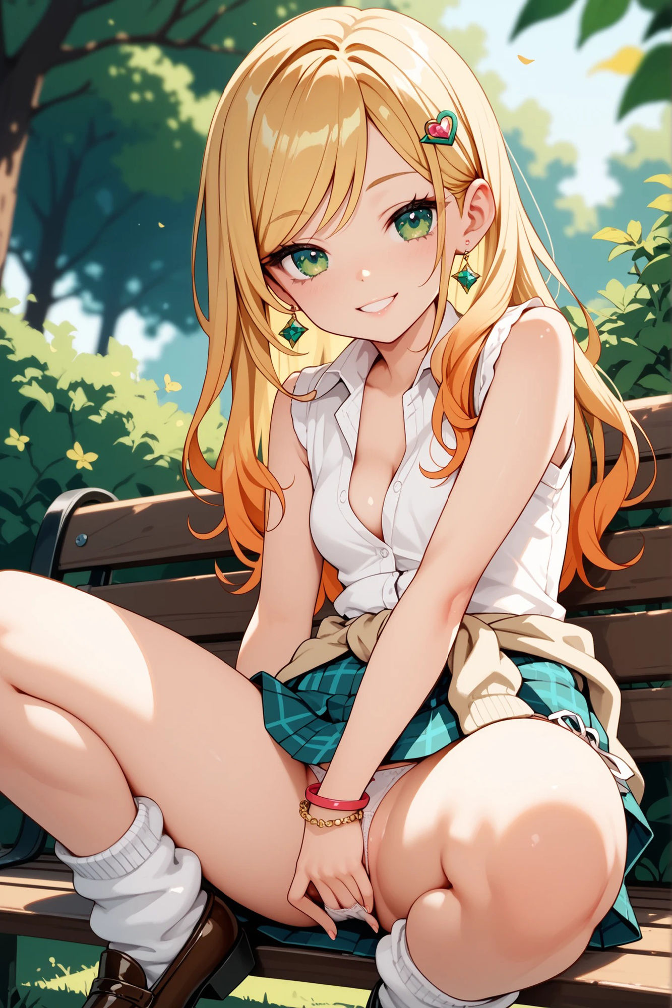 オレンジ髪ちゃんとえっちなえちえち サンプル2ページ目