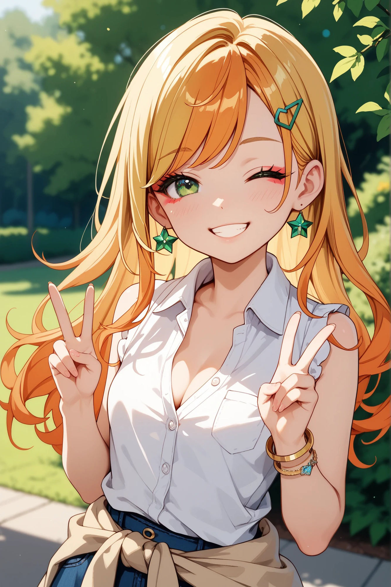 オレンジ髪ちゃんとえっちなえちえち サンプル5ページ目