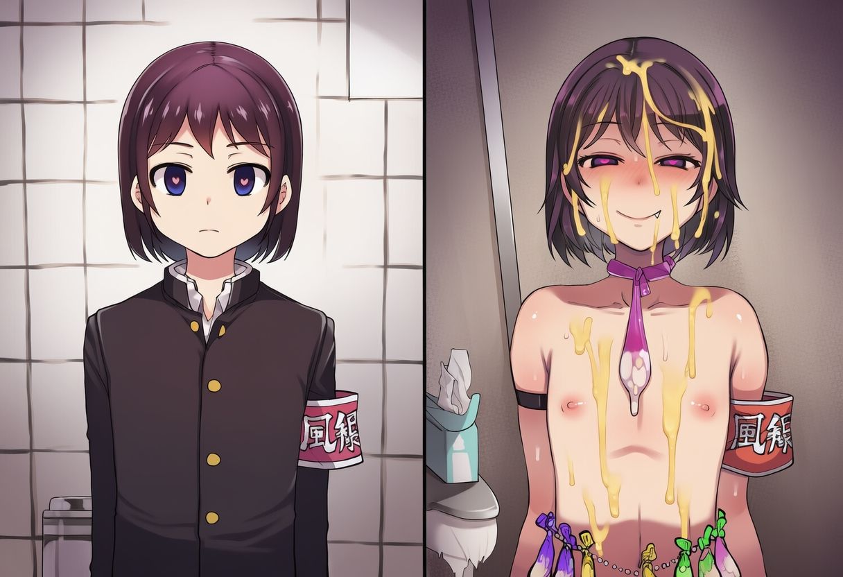 便所風紀委員のお仕事 サンプル4ページ目