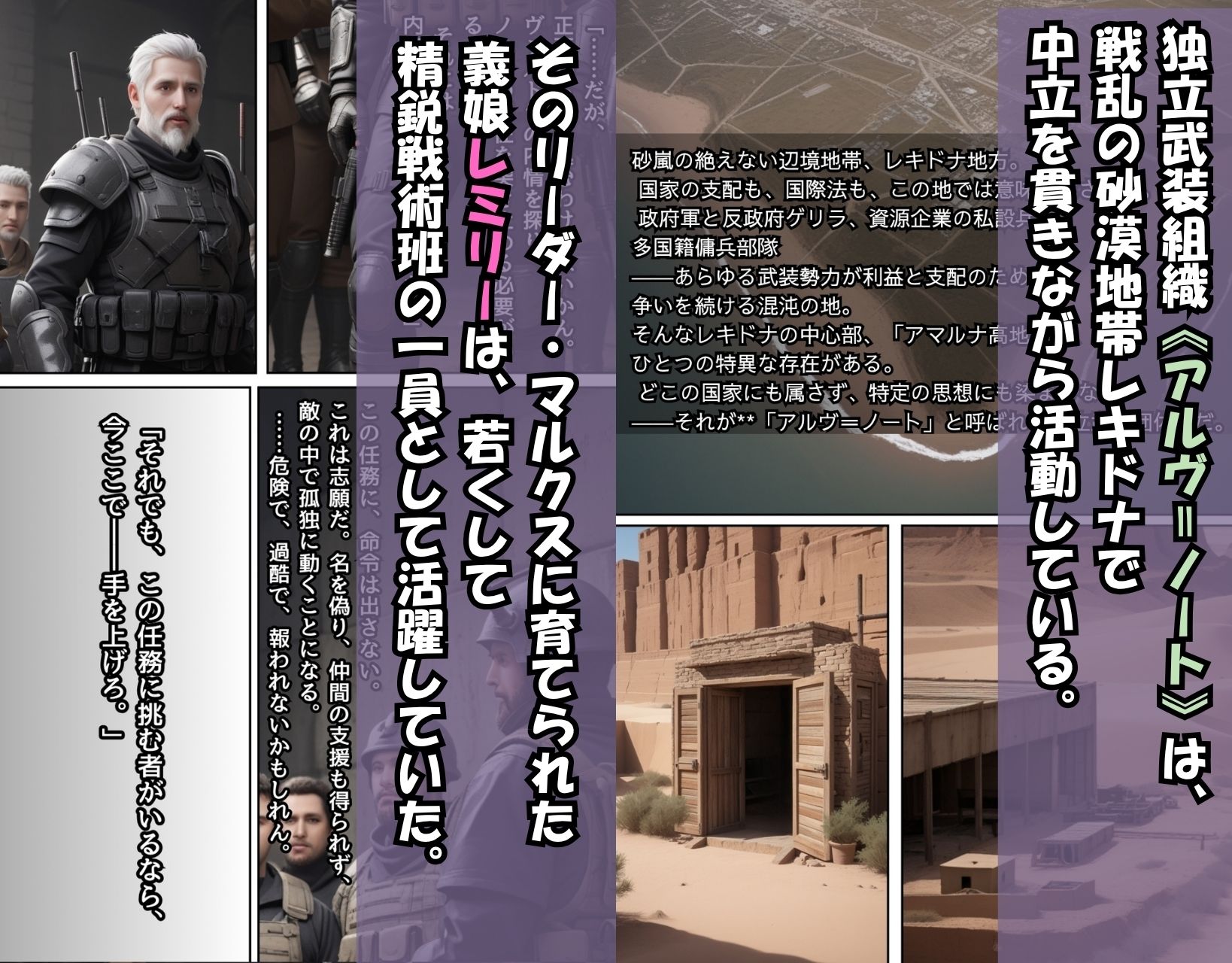 囚われた女戦士（牢獄で集団種付け）レミリ―編/ドラマ美麗CG集 サンプル1ページ目
