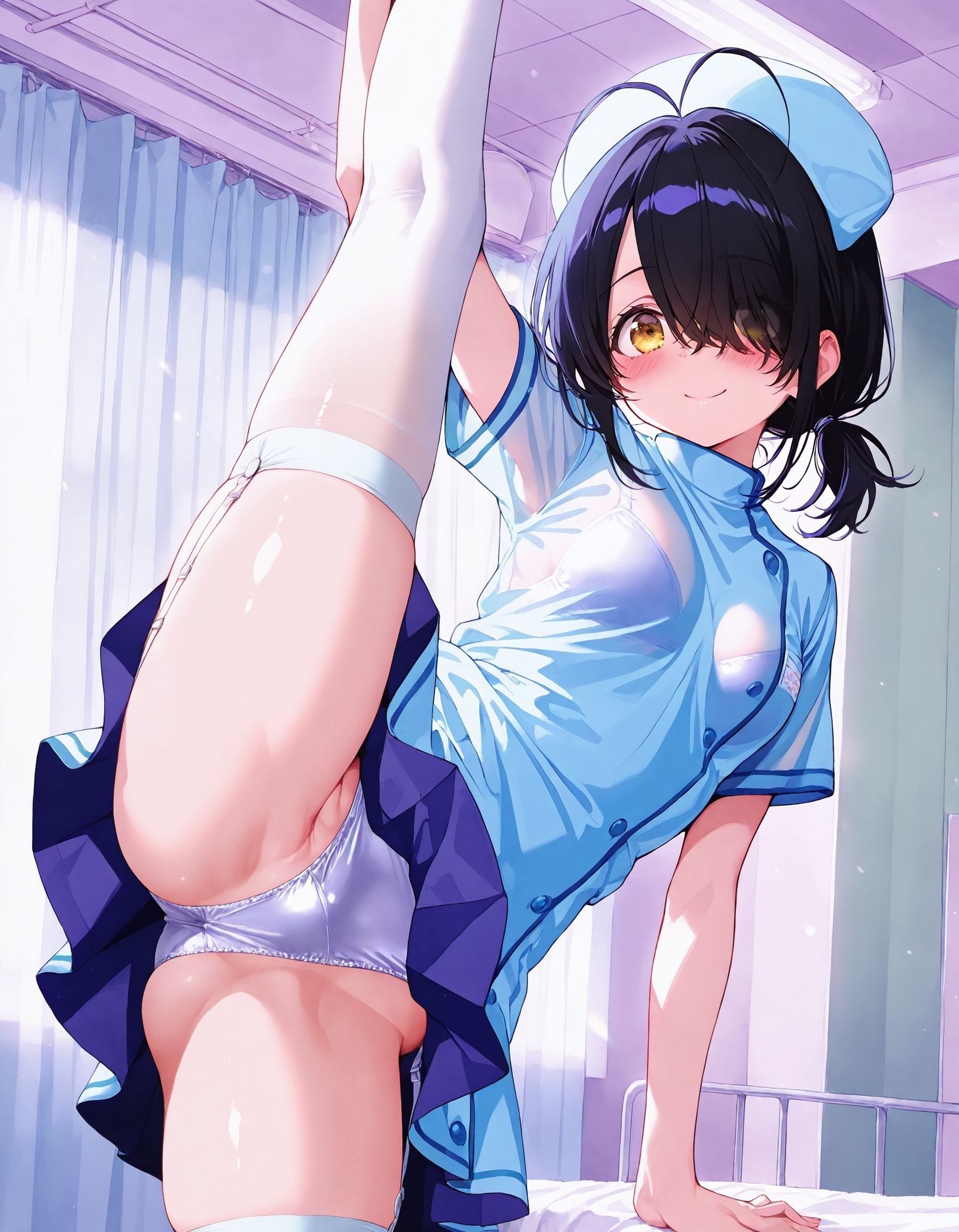 紫〇寺ことののパンチラ〜ナース服編〜 サンプル5ページ目