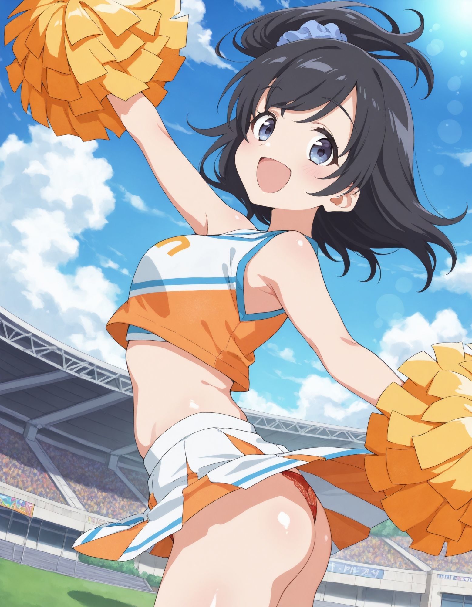 雨〇さつきのパンチラ〜チアガール編〜 サンプル6ページ目