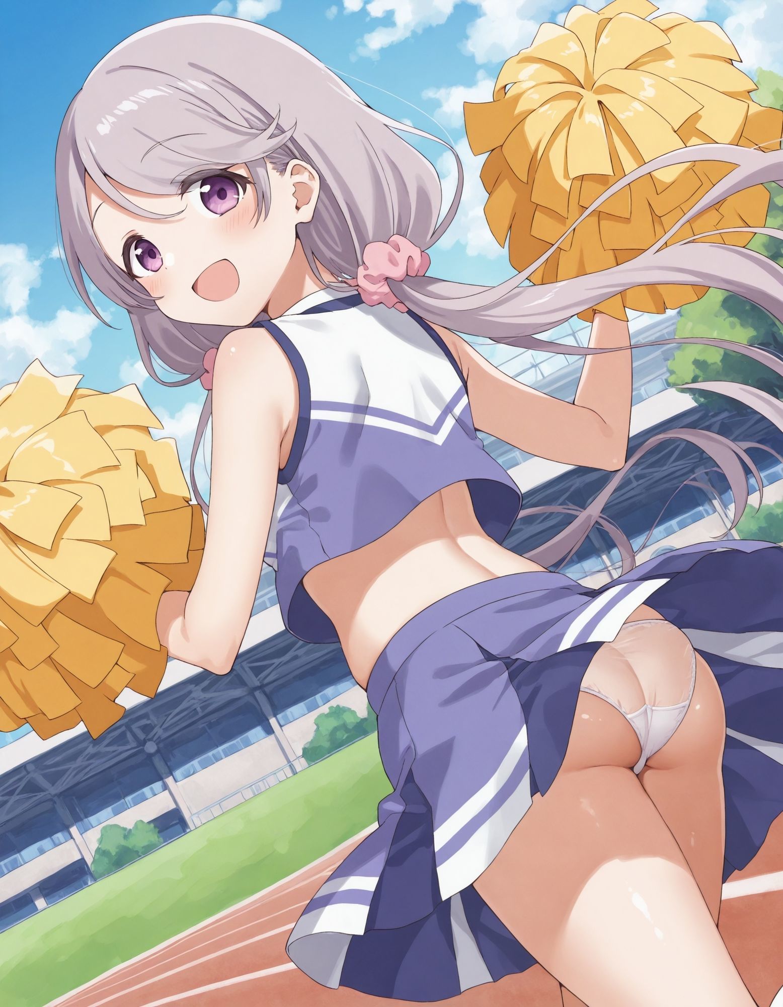 敷〇桜子のパンチラ〜チアガール編〜 サンプル2ページ目