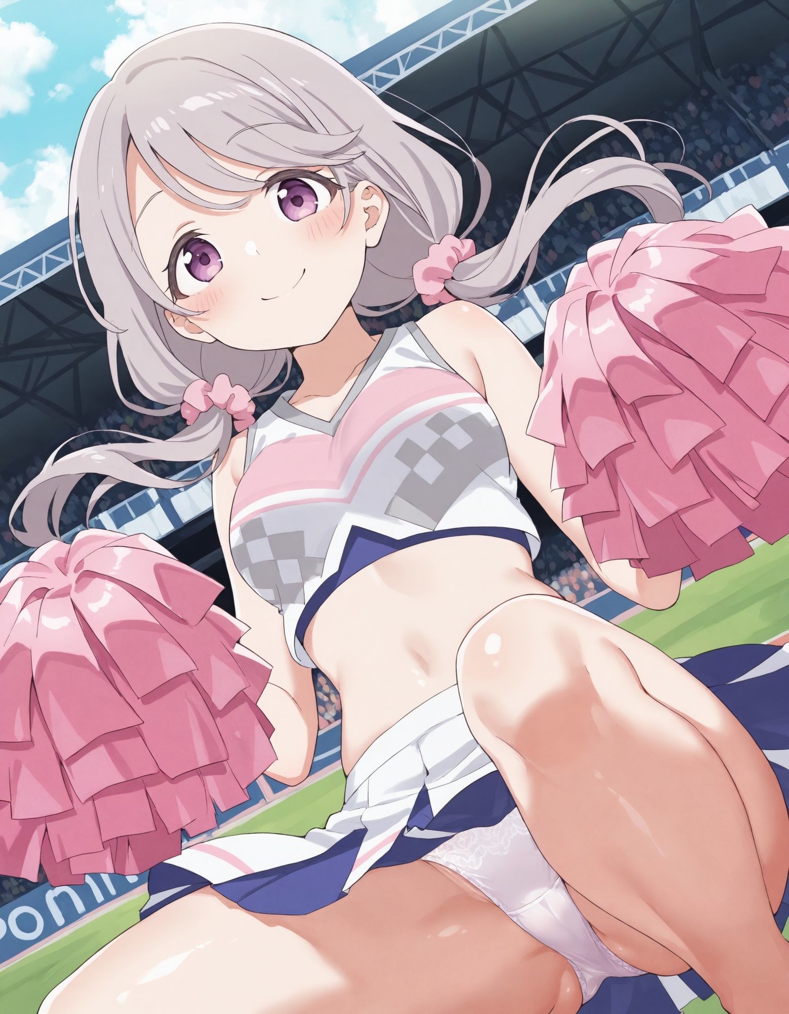 敷〇桜子のパンチラ〜チアガール編〜 サンプル4ページ目