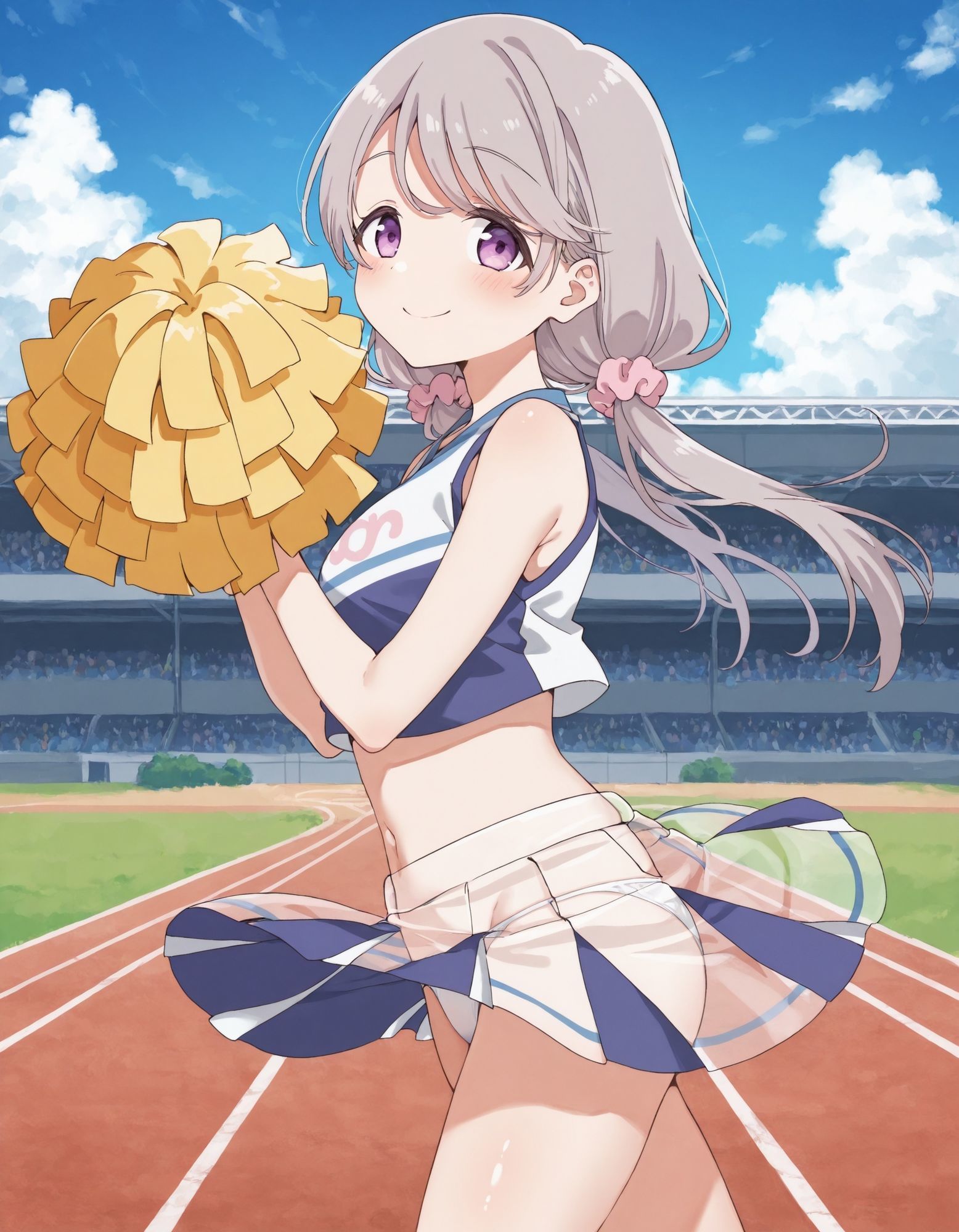 敷〇桜子のパンチラ〜チアガール編〜 サンプル5ページ目